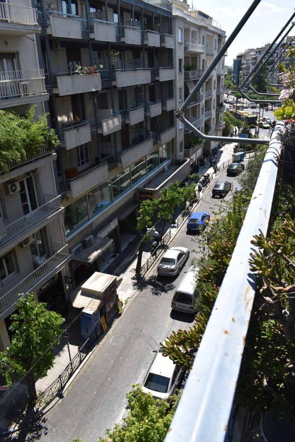 Katzen Room by the Metro Athen Exterior foto